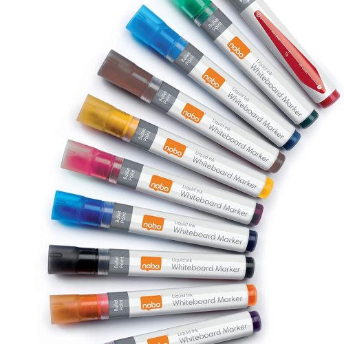 Nobo rotuladores de tinta líquida para pizarra, punta cónica, surtidos (10 unidades)
