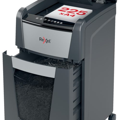 Destructora Optimum Auto+ 225X EU, autoalimentación, negro