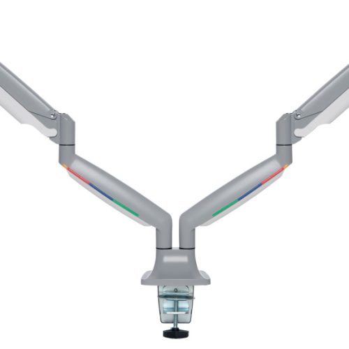 Brazo SmartFit™ de altura ajustable para dos monitores