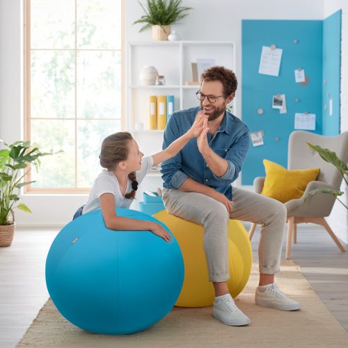 Balón de asiento Active de 65 cm de diámetro Ergo Cosy